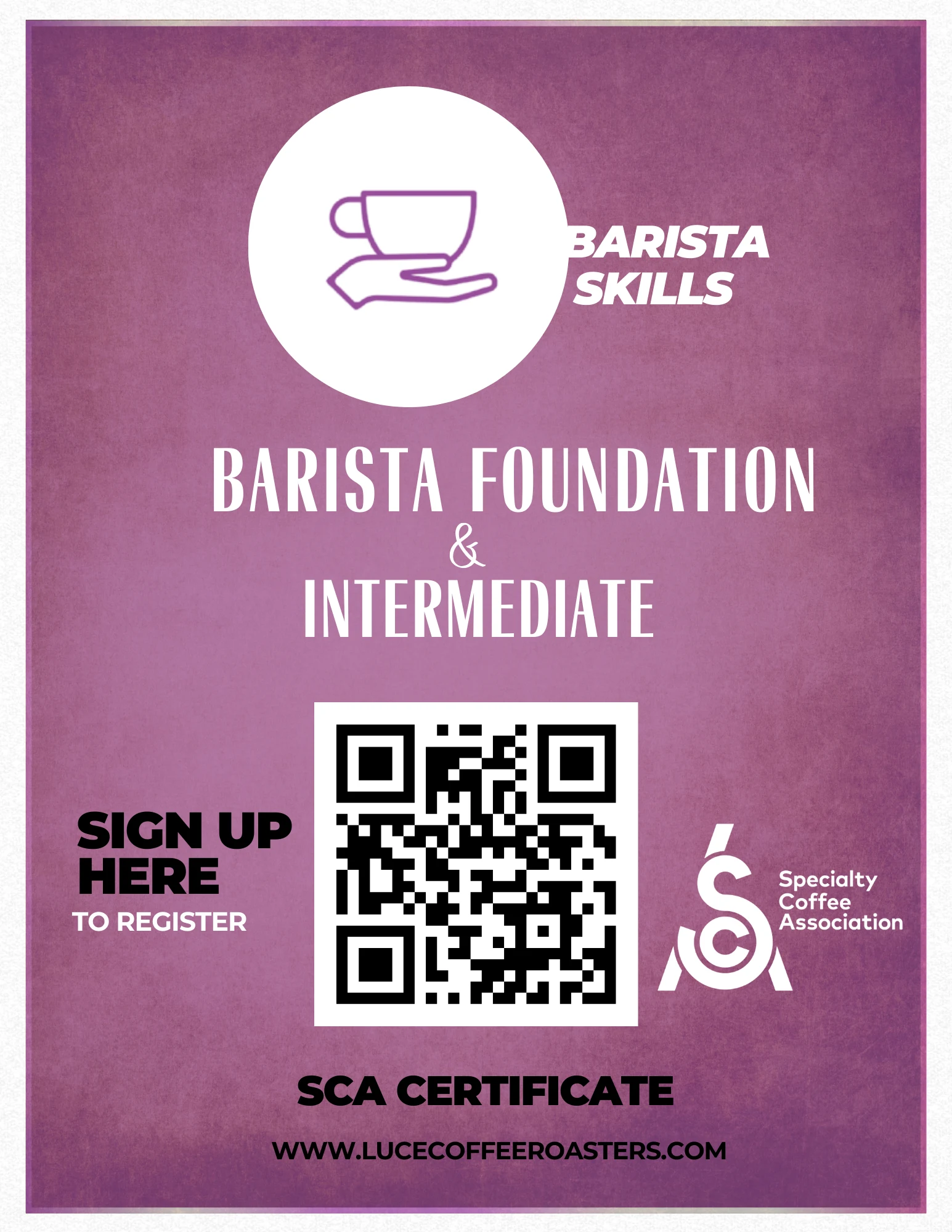 SCA Barista Foundation & Intermediate