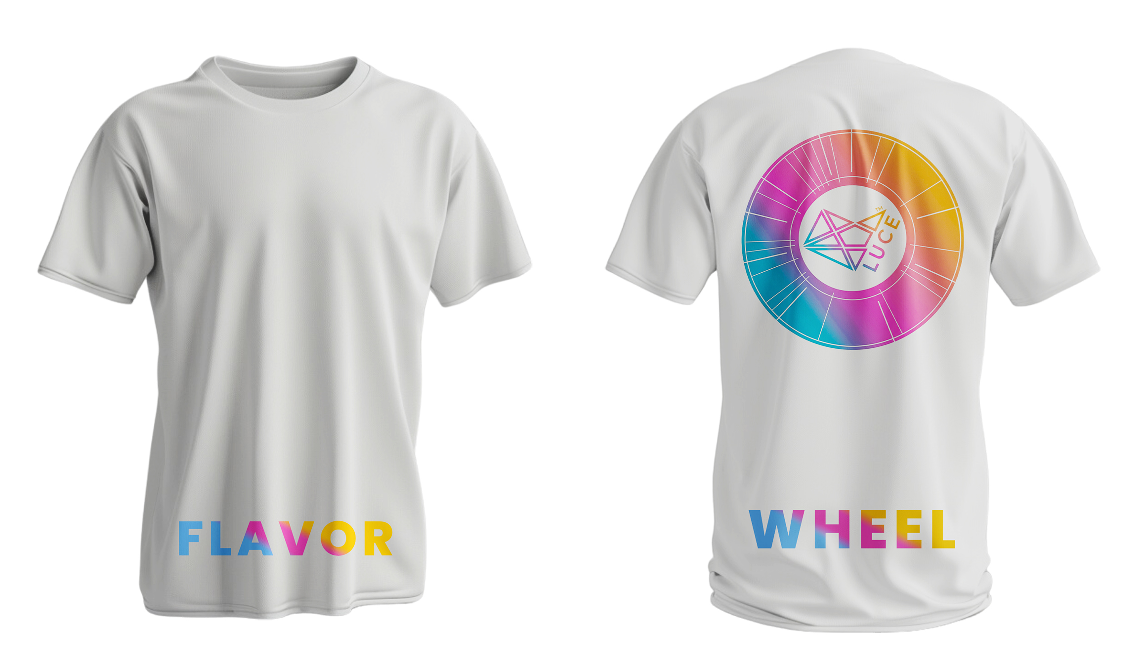 "Flavor Wheel" T-shirt - White