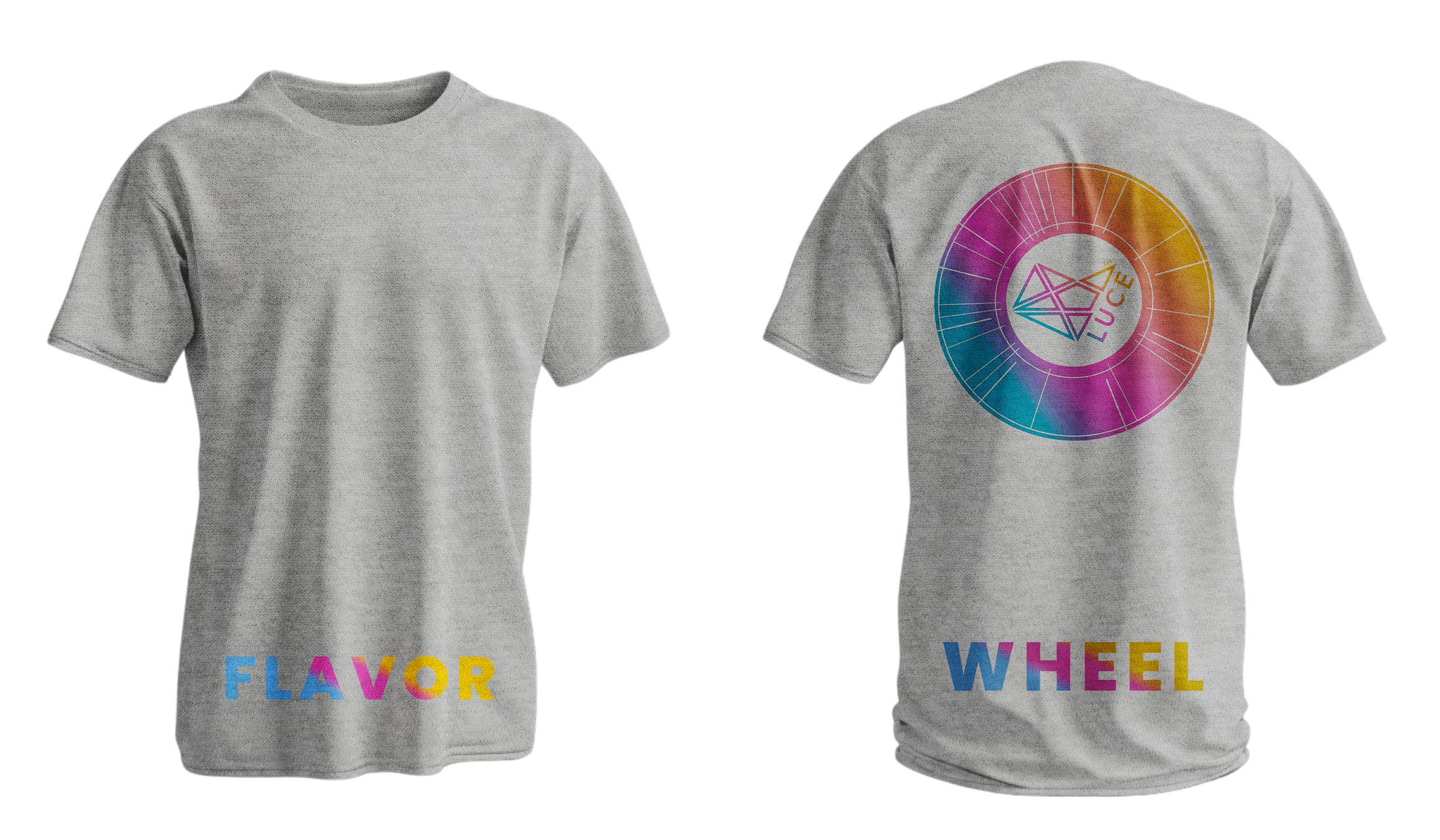 "Flavor Wheel" T-shirt - Grey